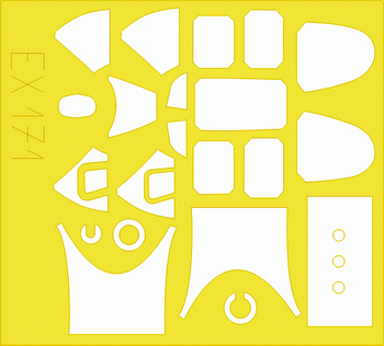 1/48 Eduard Paint Mask for ACCURATE MINIATURES P-51B