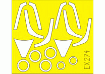 1/48 Eduard Paint Mask for TAMIYA F-16CN Block 30/32