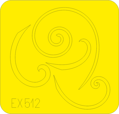 1/48 Eduard Mask Bf 109G spinner spirals disontinued
