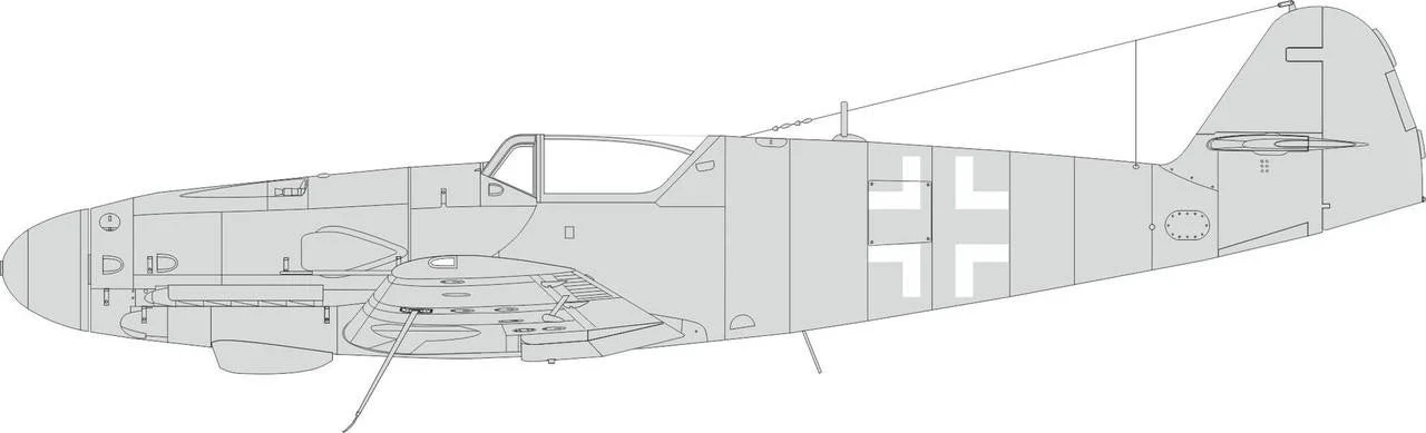 Eduard 1/48 Eduard Bf 109K national insignia