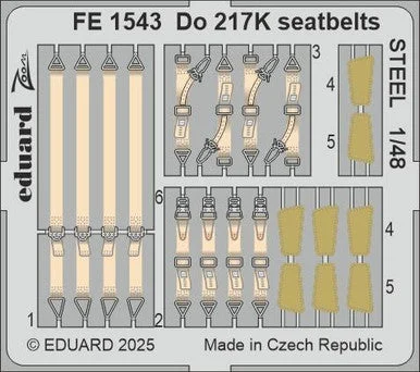 1/48 Eduard Do 217K seatbelts STEEL