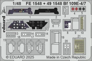 1/48 Eduard Bf 109E-4/7 (fe)