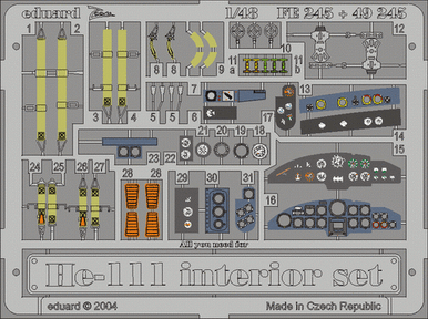 1/48 Eduard He 111 interior for REVELL/MONOGRAM