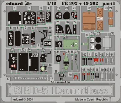 1/48 Eduard SBD-5 for ACCURATE MINIATURES