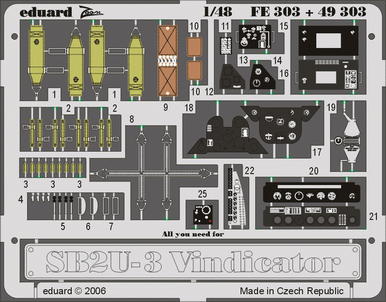 1/48 Eduard SB2U-3 for ACCURATE MINIATURES