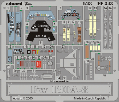 1/48 Eduard Fw 190A-8 for TAMIYA 61095