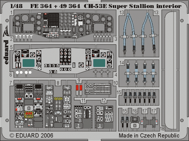 1/48 Eduard CH-53E interior for ACADEMY/MRC