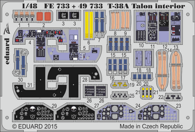 1/48 Eduard T-38A Talon interior for WOLFPACK