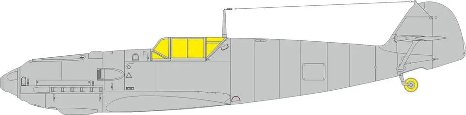 1/32 Eduard Bf 109F-2 MASK for HOBBY 2000 / HASEGAWA