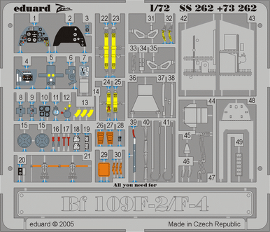 1/72 Eduard Bf 109F-2/F-4 for FINE MOLDS