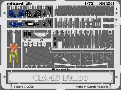 1/72 Eduard CR 42 Falco for ITALERI
