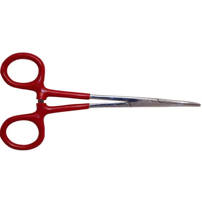 Excel 5.5" Deluxe Curved Nose Hemostat with Soft Handle 55532 - Excel Hobby Tools
