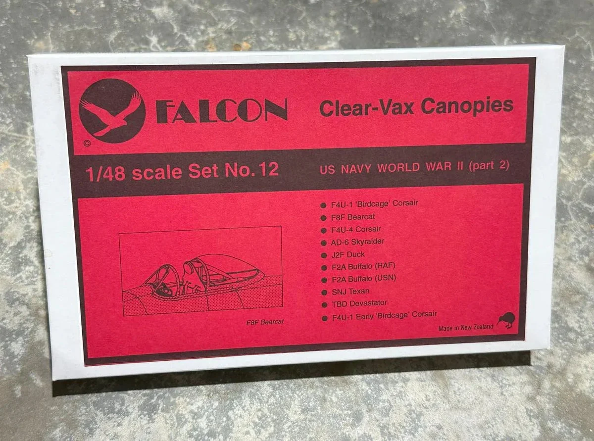 1/48 Falcon Canopies Set US Navy World War II (part 2)