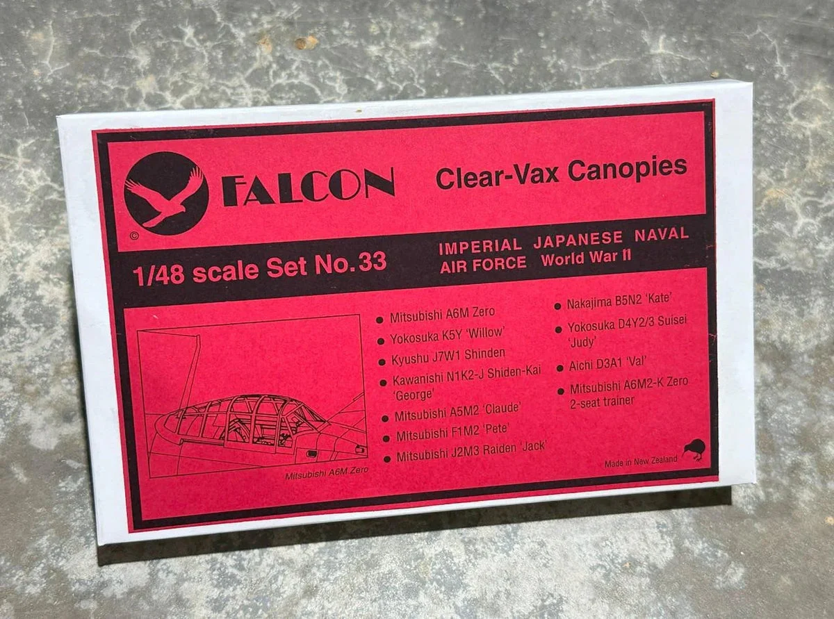 1/48 Falcon Canopies Set Imperial Japanese Naval Air Force World War II