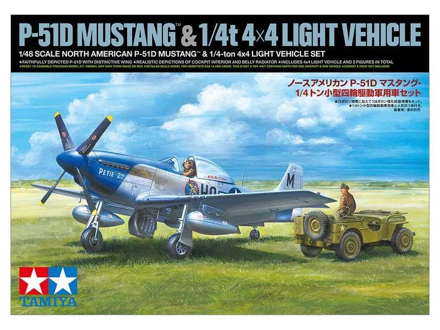Tamiya 1/48 Us Na P-51D Mustang - 25205