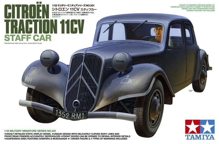 Tamiya 1/35 Citroen Traction 11Cv - 35301
