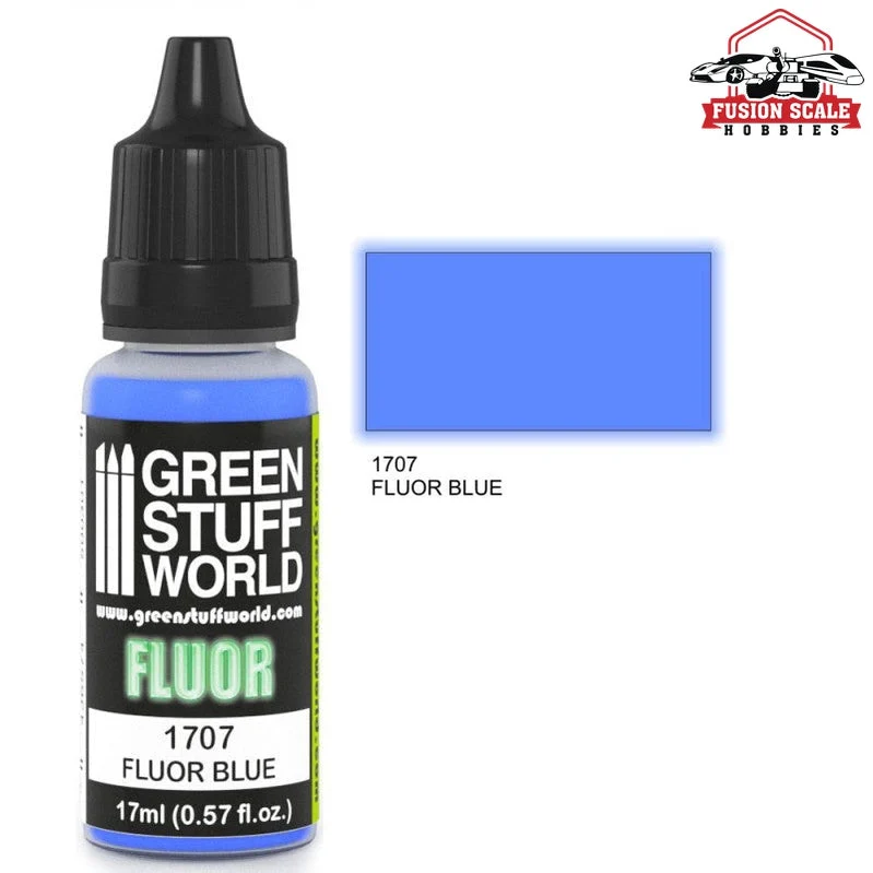 Green Stuff World Fluorescent Blue Paint GSW1707