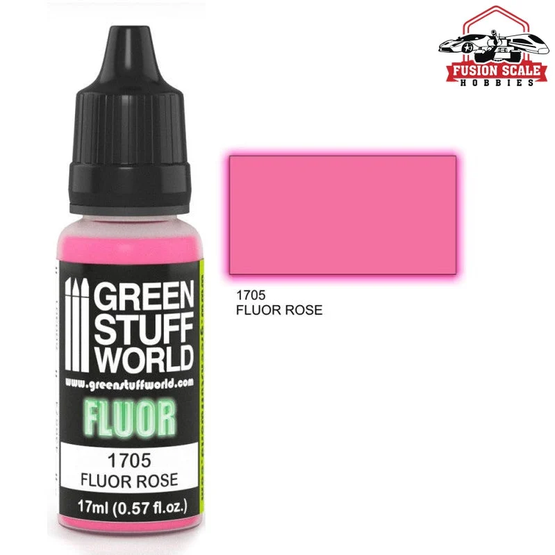 Green Stuff World Fluorescent Rose Paint GSW1705