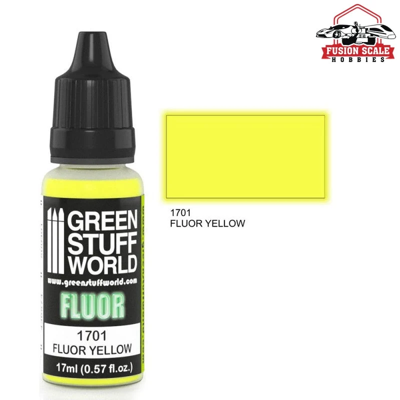 Green Stuff World Fluorescent Yellow Paint GSW1701