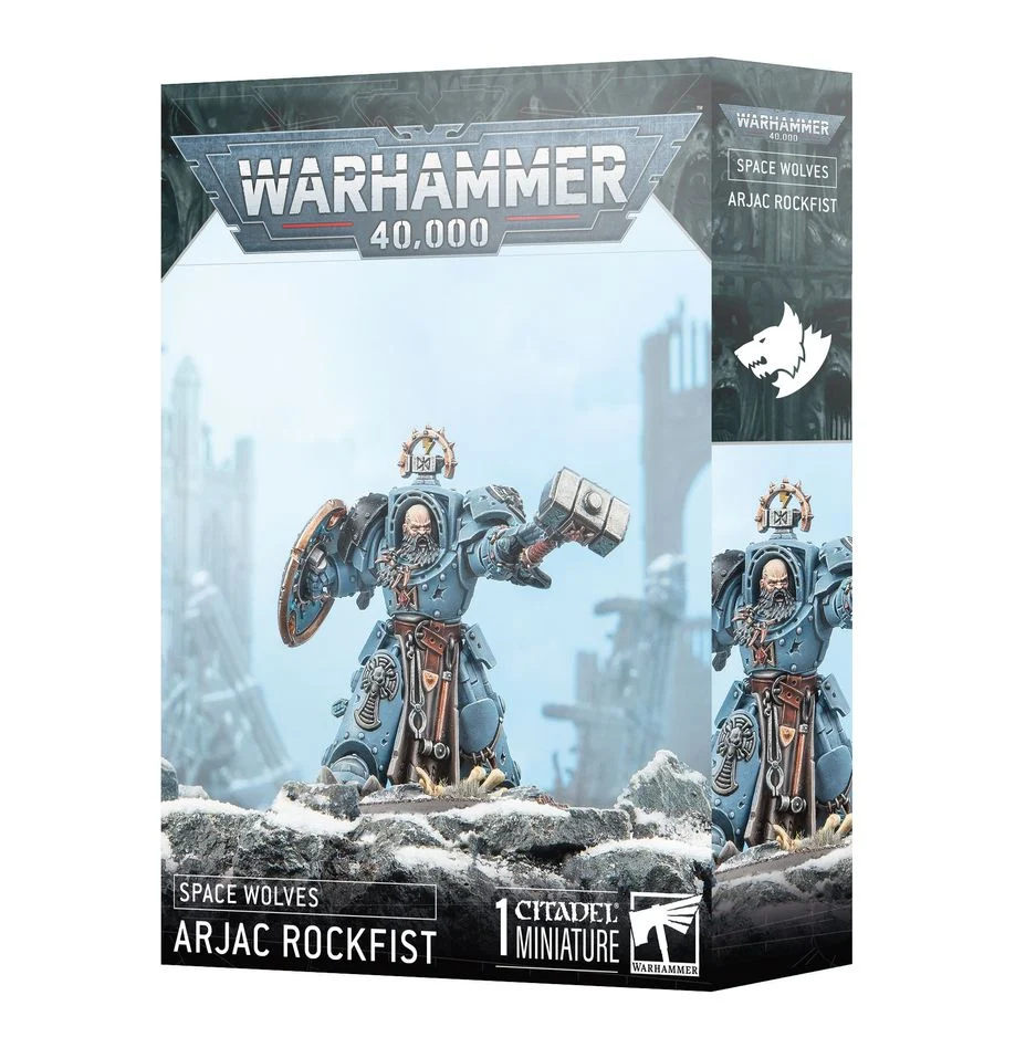 Games Workshop Warhammer 40K Space Wolves Arjac Rockfist | 53-38
