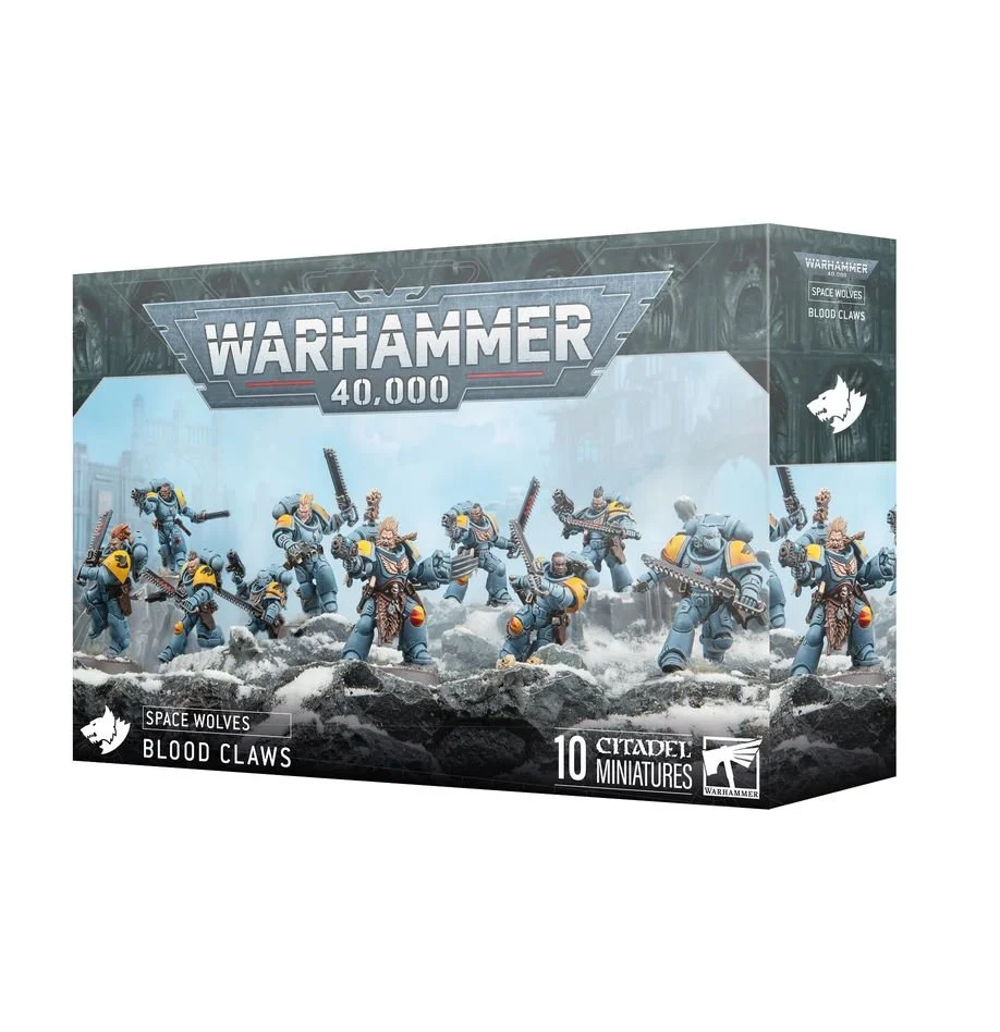 Games Workshop Warhammer 40K Space Wolves Blood Claws | 53-08