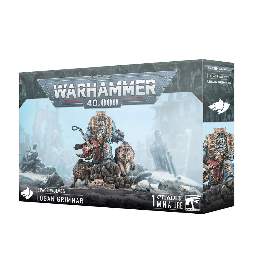 Games Workshop Warhammer 40K Space Wolves Logan Grimnars | 53-28