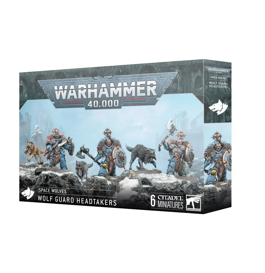 Games Workshop Warhammer 40K Space Wolves Wolf Guard Headtakers | 53-29