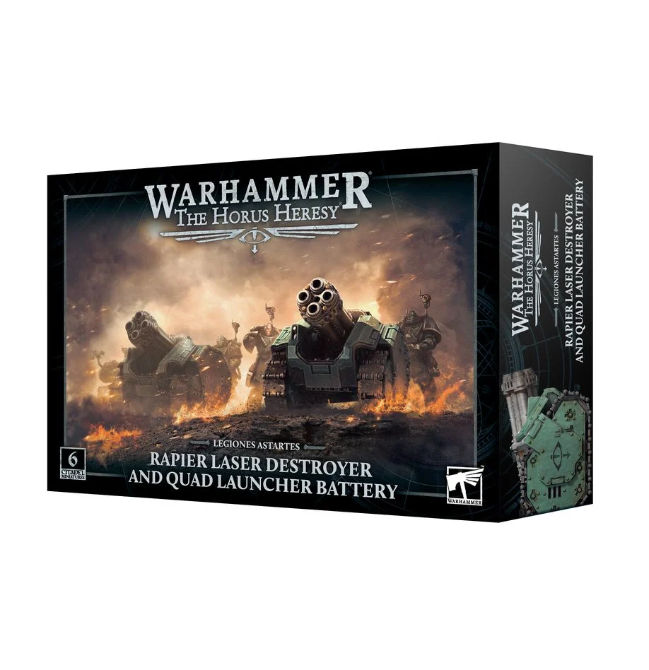 Games Workshop Warhammer The Horus Hersey Rapier Laser Destroyer and Quad Launcher Battery | 31-104