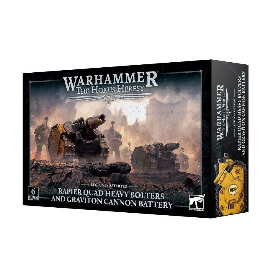 Games Workshop Warhammer The Horus Hersey Rapier Quad Heavy Bolters and Graviton Cannon Battery | 31-105