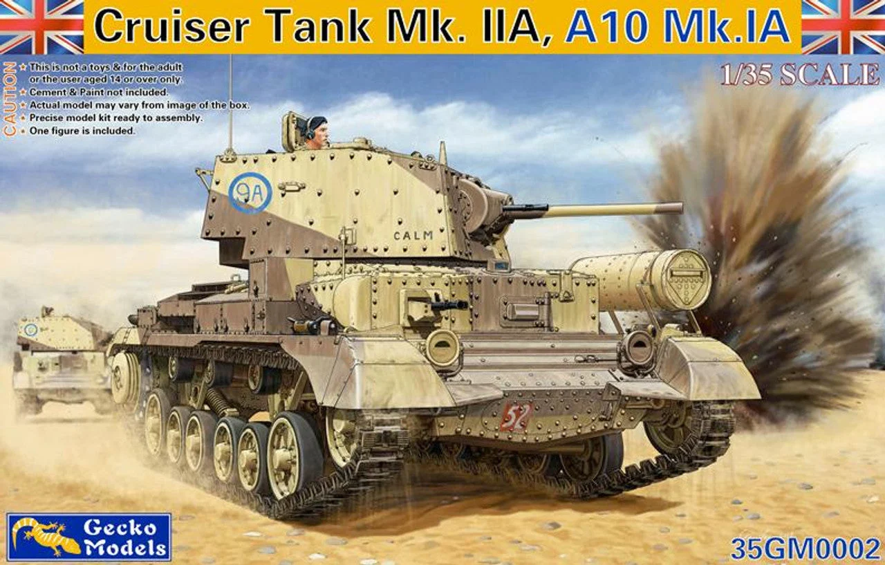Gecko Models 1/35 Models Cruiser Tank Mk. IIA A10 Mk. IA