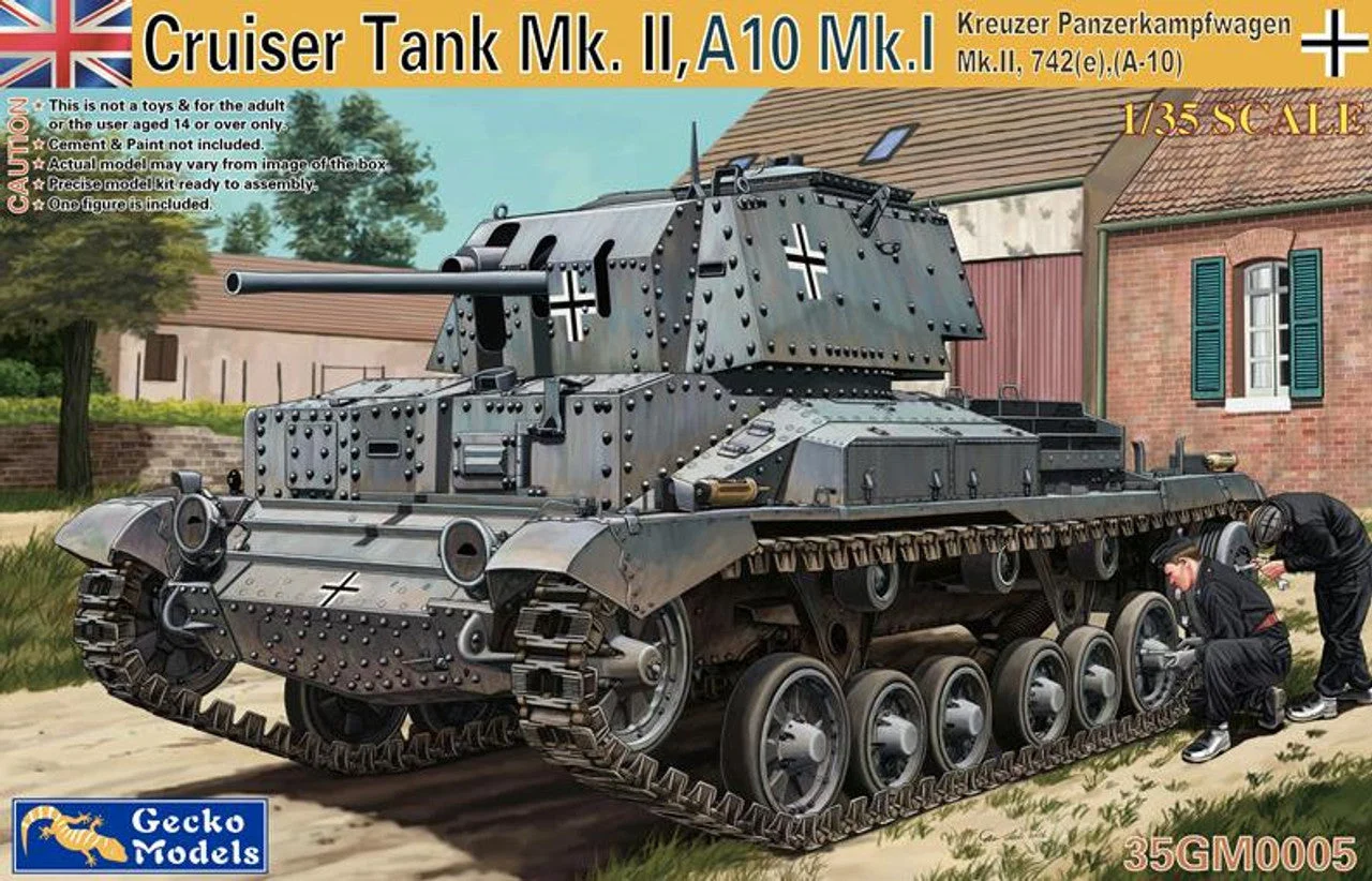 Gecko Models 1/35 Models Kreuzer Panzerkampfwagen Mk.II 742(e) (A-10)