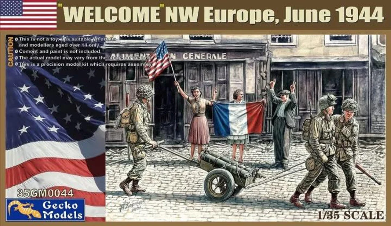 Gecko Models 1/35 Models "WELCOME" NW Europe June 1944
