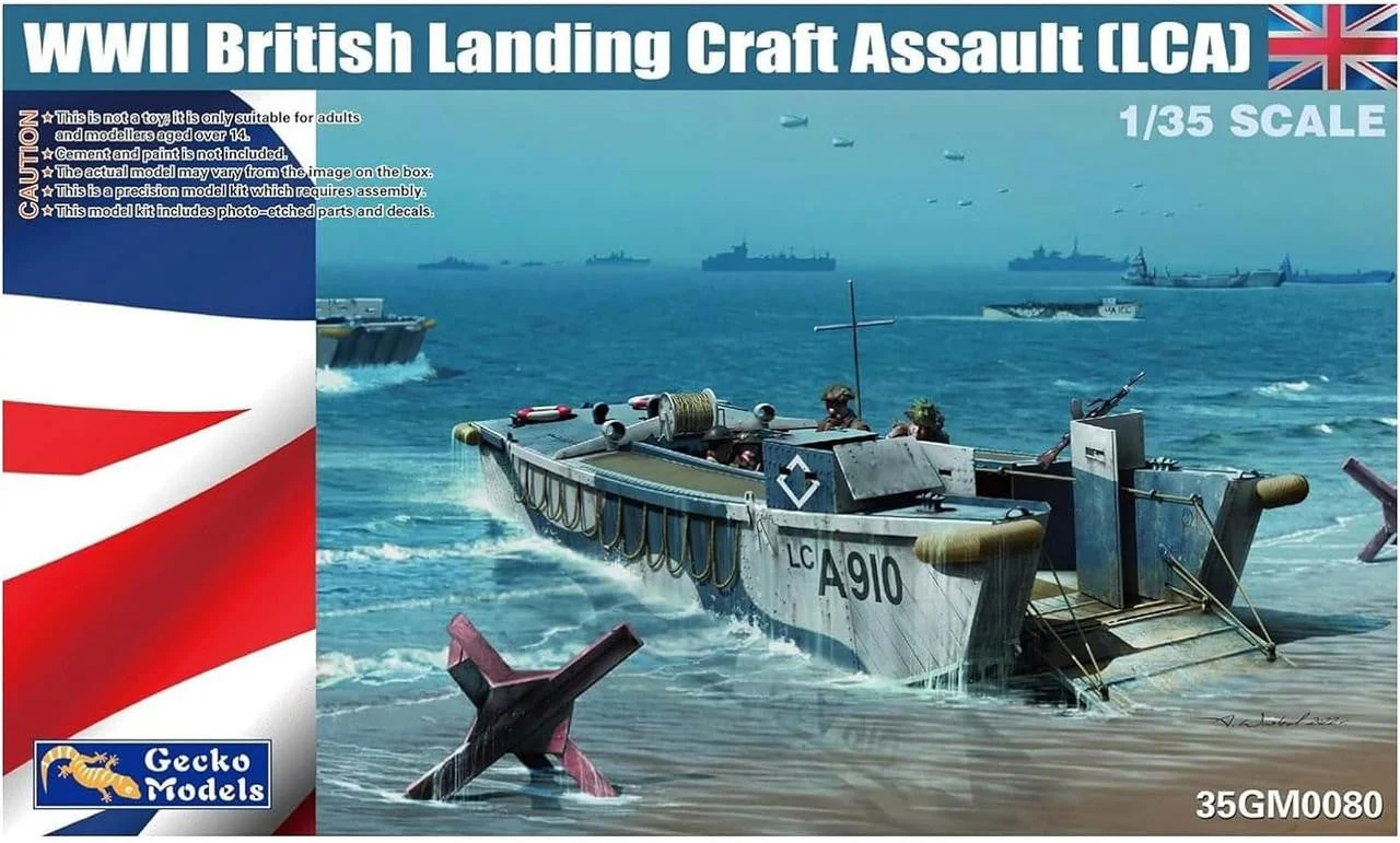 Gecko Models 1/35 Models WWII British Landing Craft Assault (LCA)