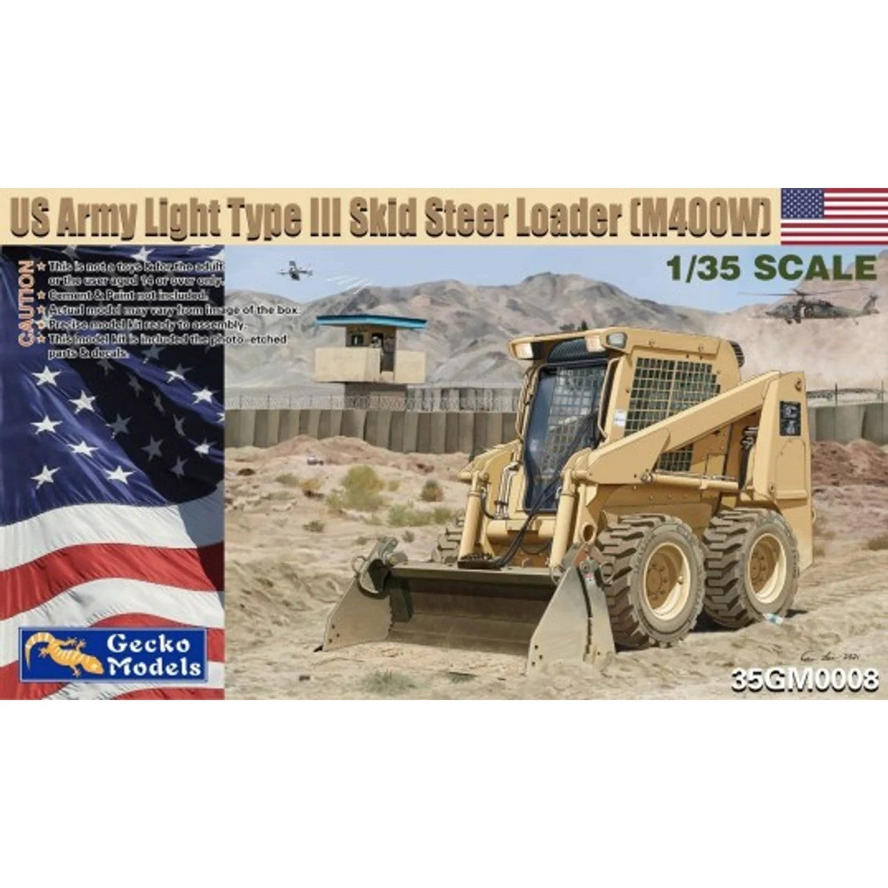 Gecko Models 1/35 US Army M400W Light Type III Skid Steer Loader