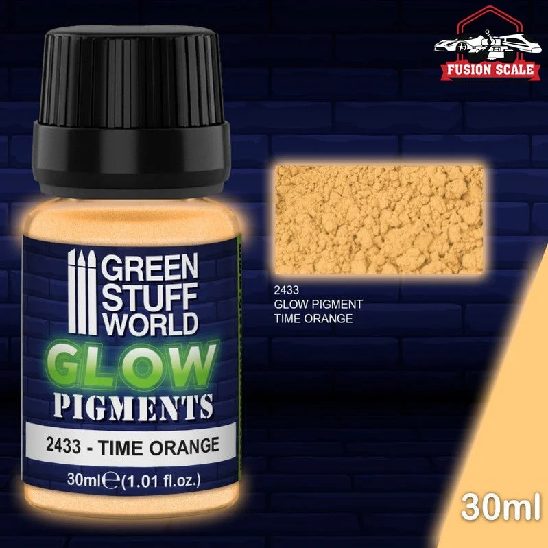 Green Stuff World Glow in the Time Orange Pigment 30ml GSW2433