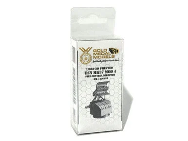 1/350 Gold Medal 3D USN Mk.37 MOD 4 Fire Control Director MK.4 Radar (x4) - Gold Medal Models