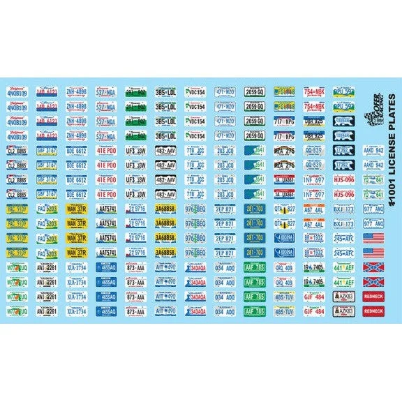 Gofer Racing Decals License Plates Decal