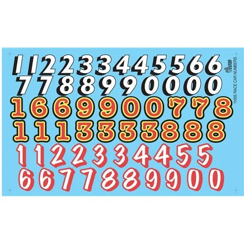 Gofer Racing Decals Race Car Numbers Decal