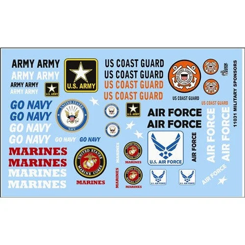 Gofer Racing Decals Armed Services Decal