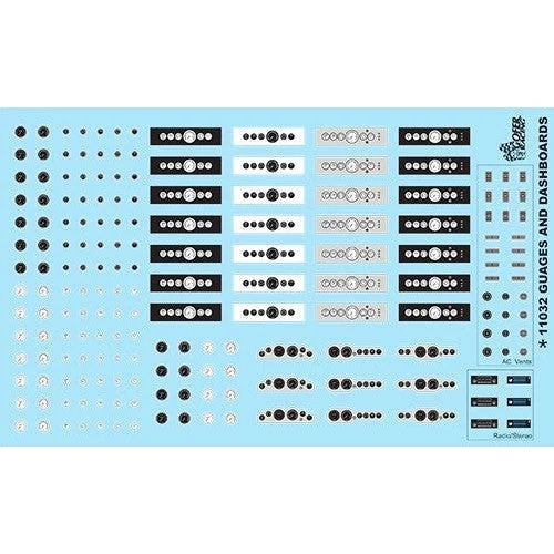 Gofer Racing Decals Gauges Decal