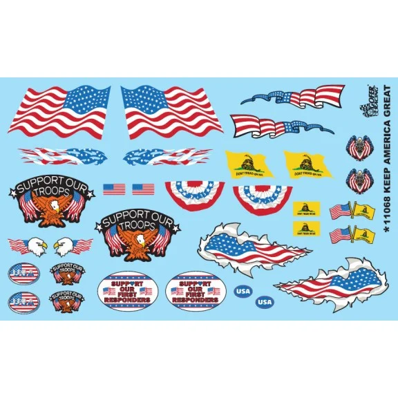 Gofer Racing Decals Keep America Great