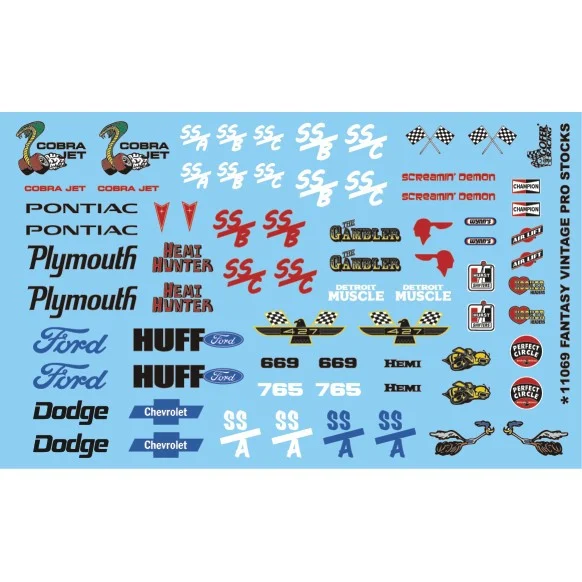 Gofer Racing Decals Fantasy Vintage Pro Stocks Decal