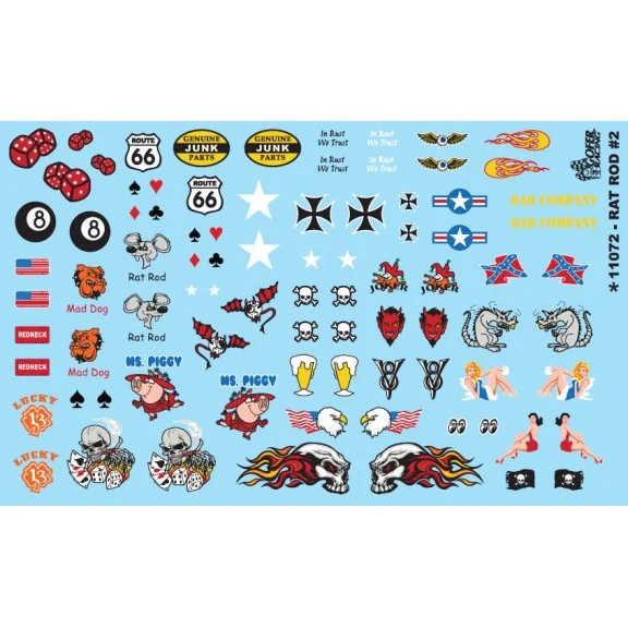 Gofer Racing Decals New Rat Rod