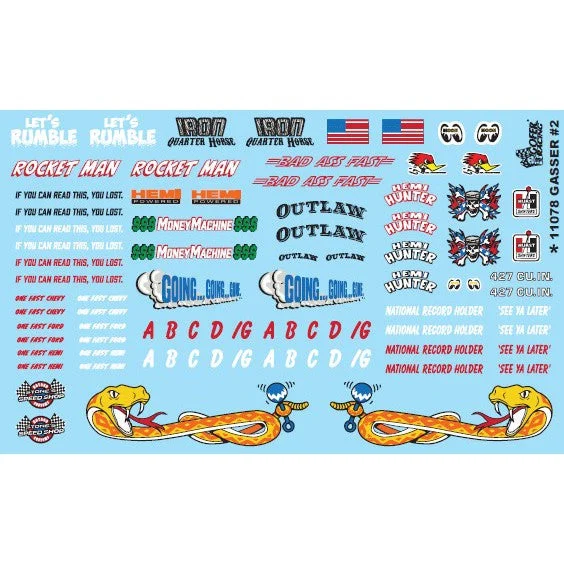 Gofer Racing Decals Gasser #2