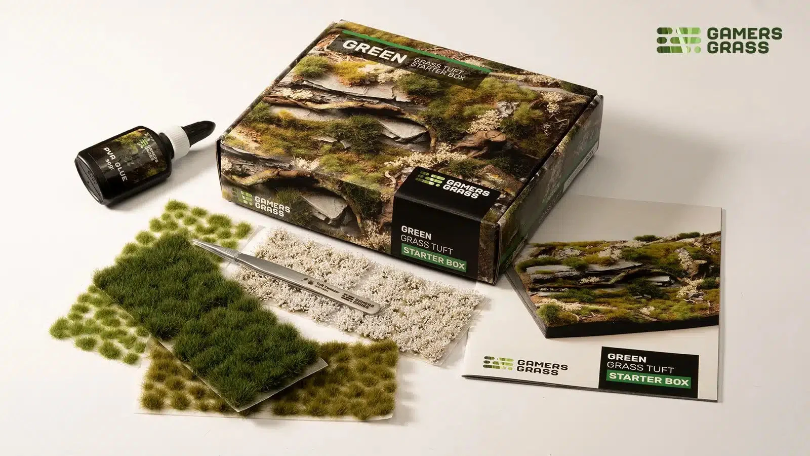Gamers Grass Green Grass Tuft Starter Box - GGSB-GRE