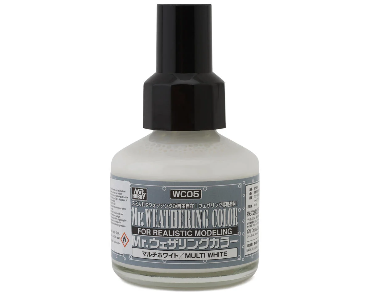 Mr Hobby Mr Weathering Color Paint White - W05