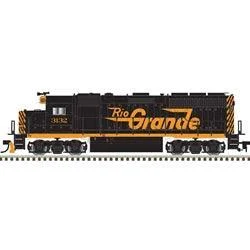 HO ATLAS GP40 SILVER RIO GRANDE #3132 - 10004017