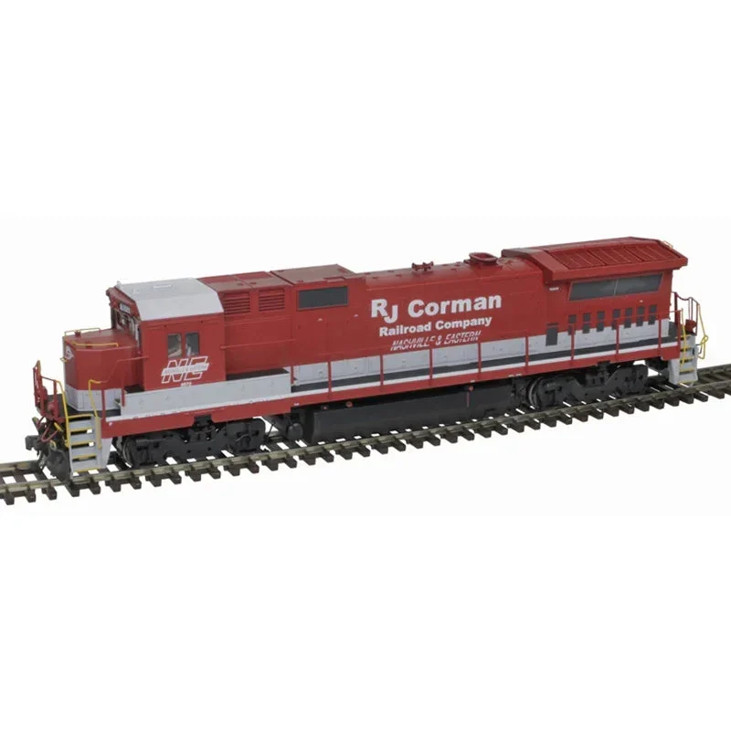 HO ATLAS Dash 8-40B Silver RJ Corman #8572