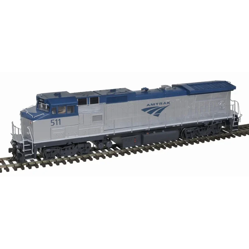 HO ATLAS Dash 8-40BW Silver AMTRAK Phase V [White Sill] #506