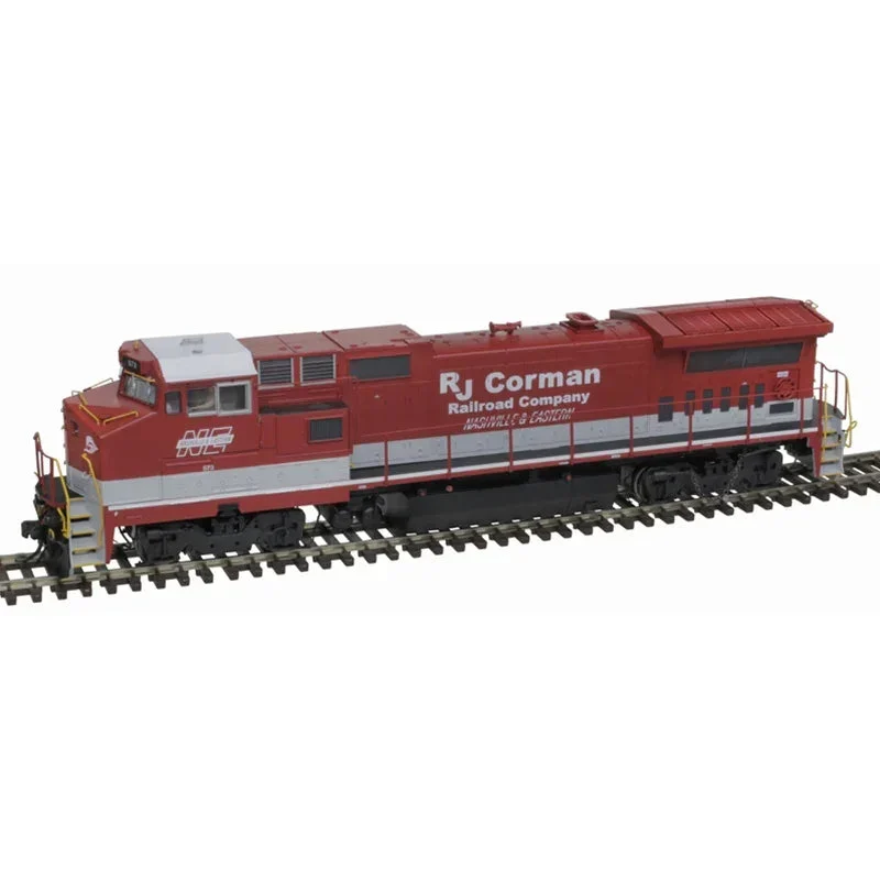 HO ATLAS Dash 8-40BW Silver RJ Corman #573